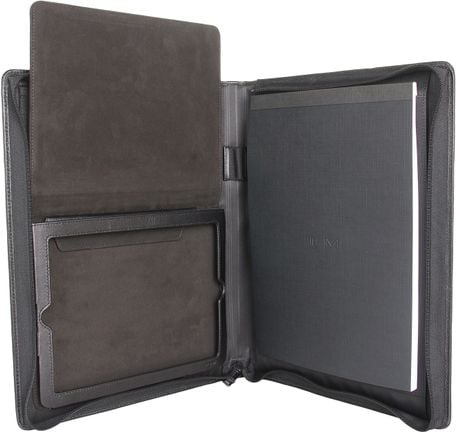 Tumi Mobile Accessory Leather Notepad Portfolio For Ipad in Black for ...