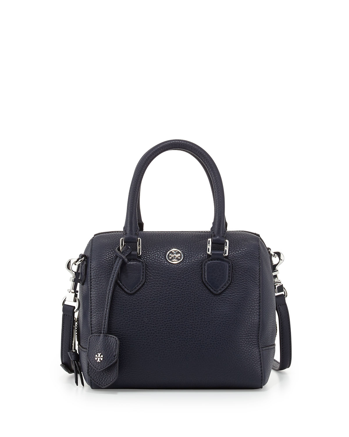 tory burch blue satchel