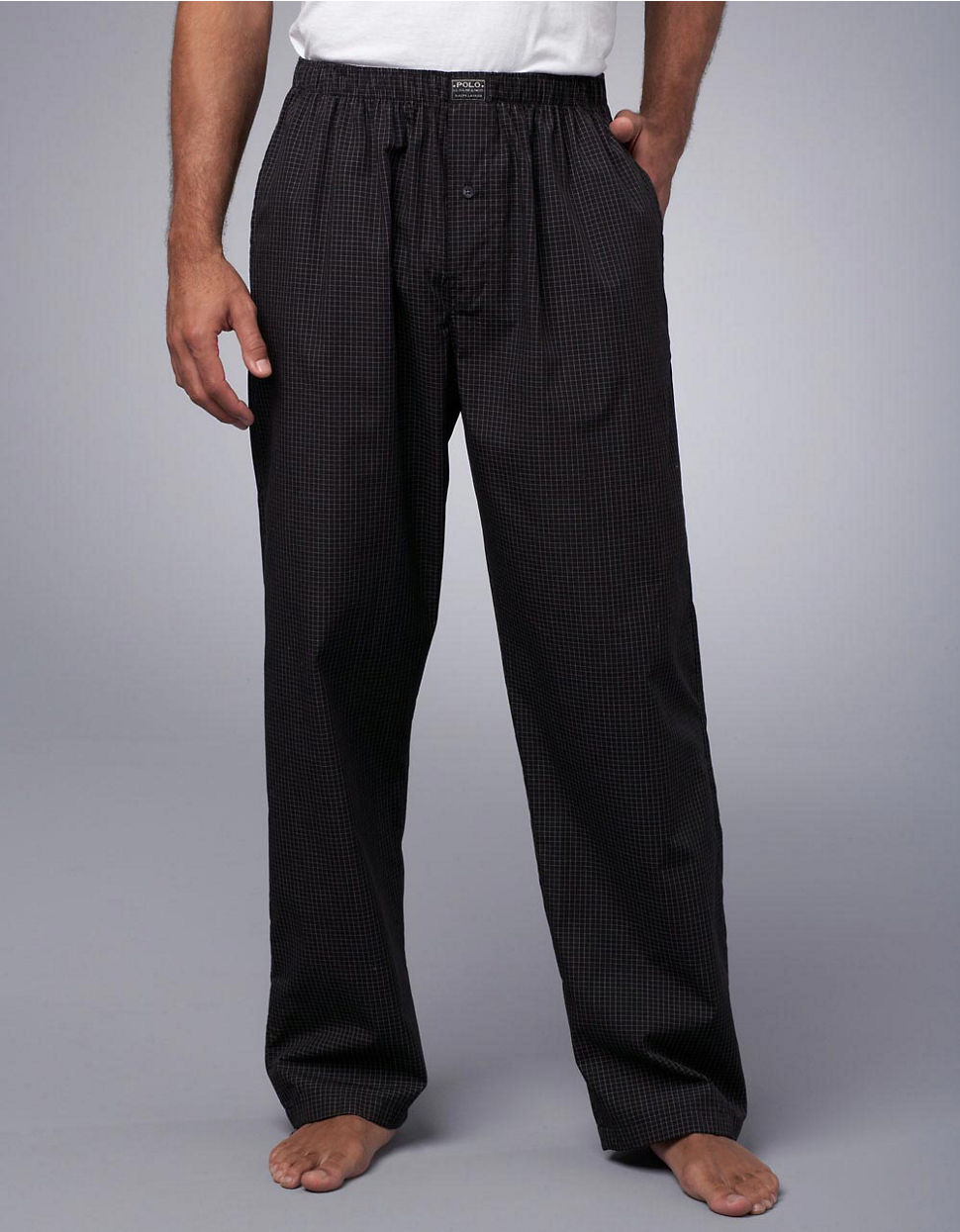 Polo ralph lauren Soho Pajama Pants in Black for Men | Lyst