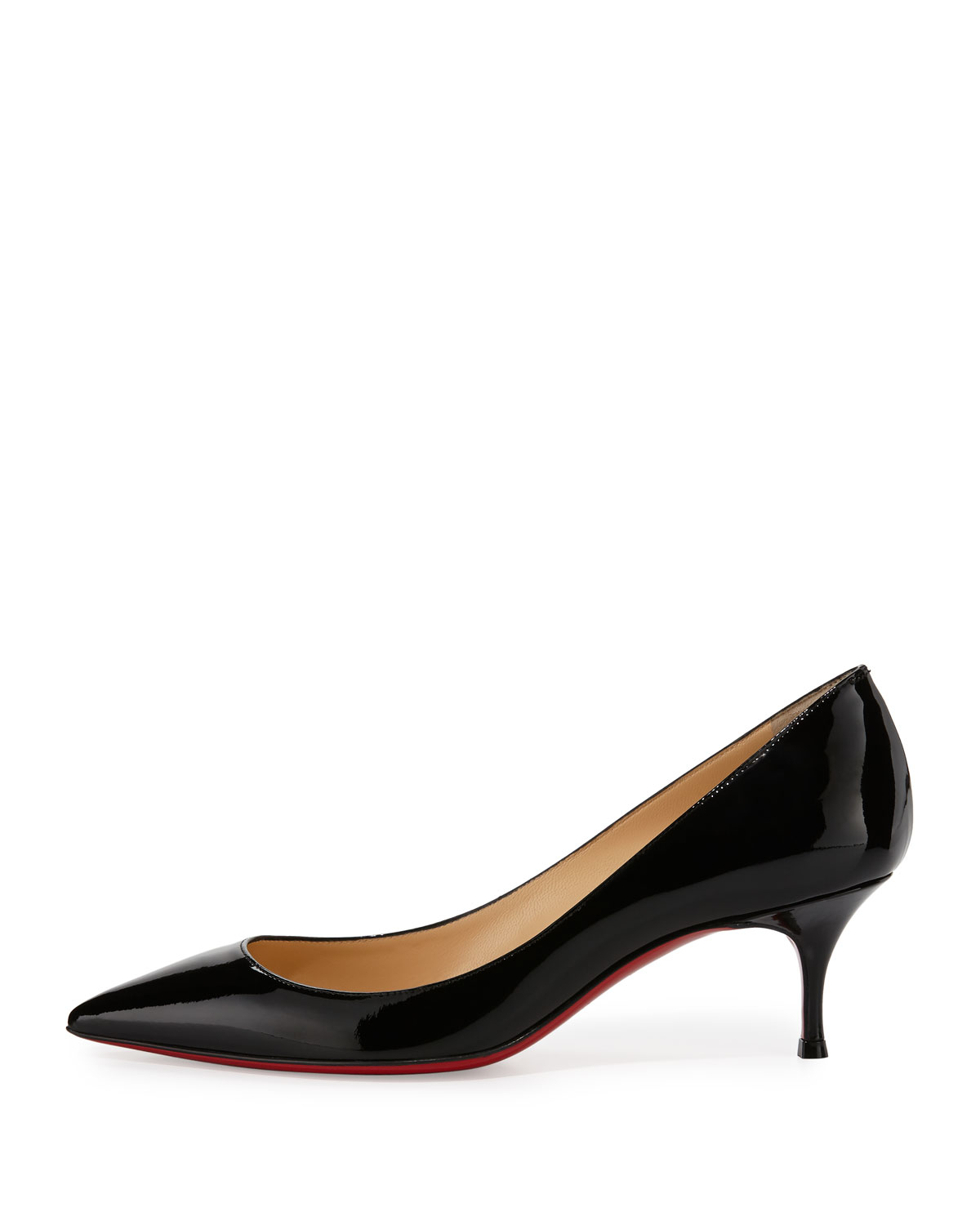 black loafers with gold spikes - Christian louboutin Pigalle Follies 55mm Patent Red Sole Pump in ...
