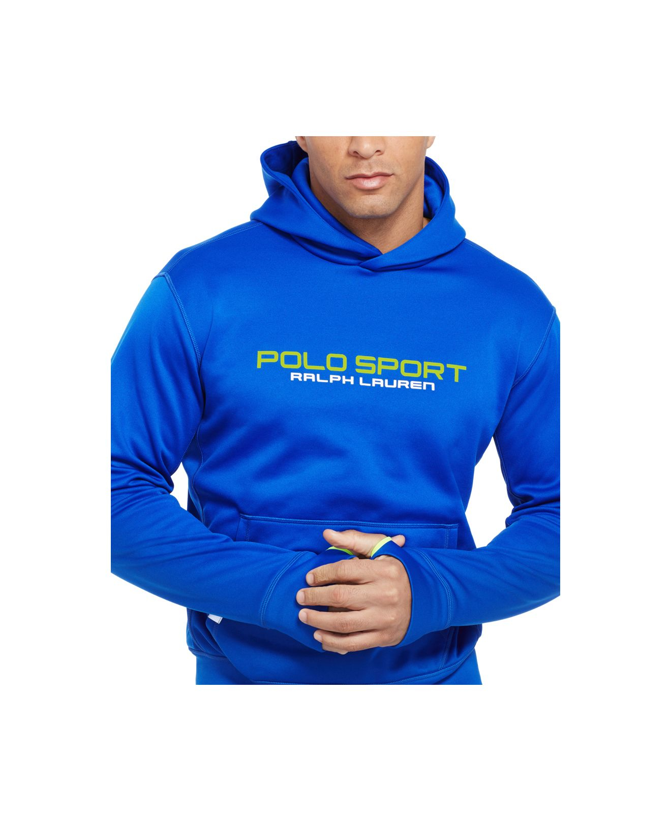 blue polo fleece