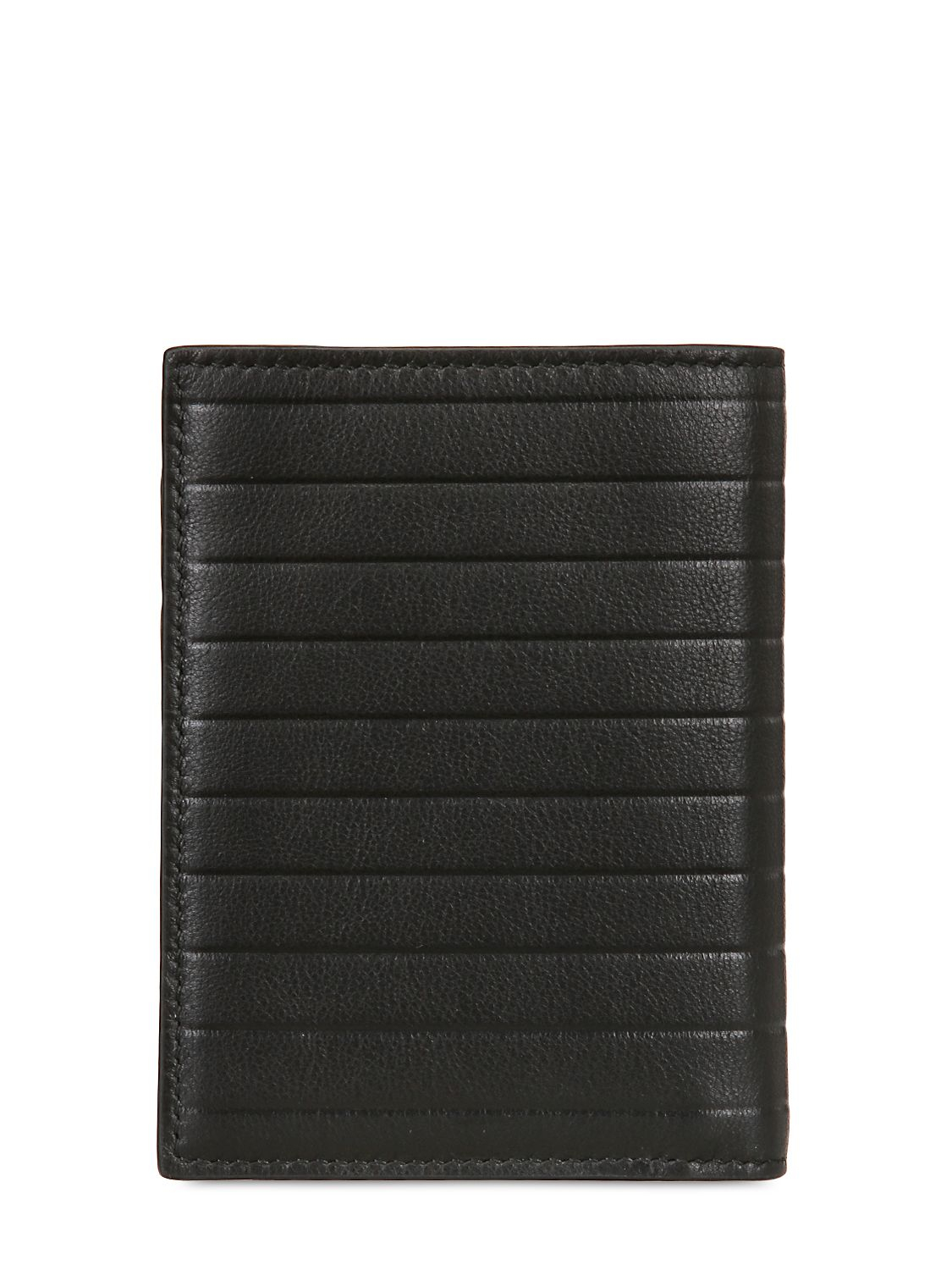 Lyst - Dior Homme Pleated Soft Leather Compact Wallet in Black for Men