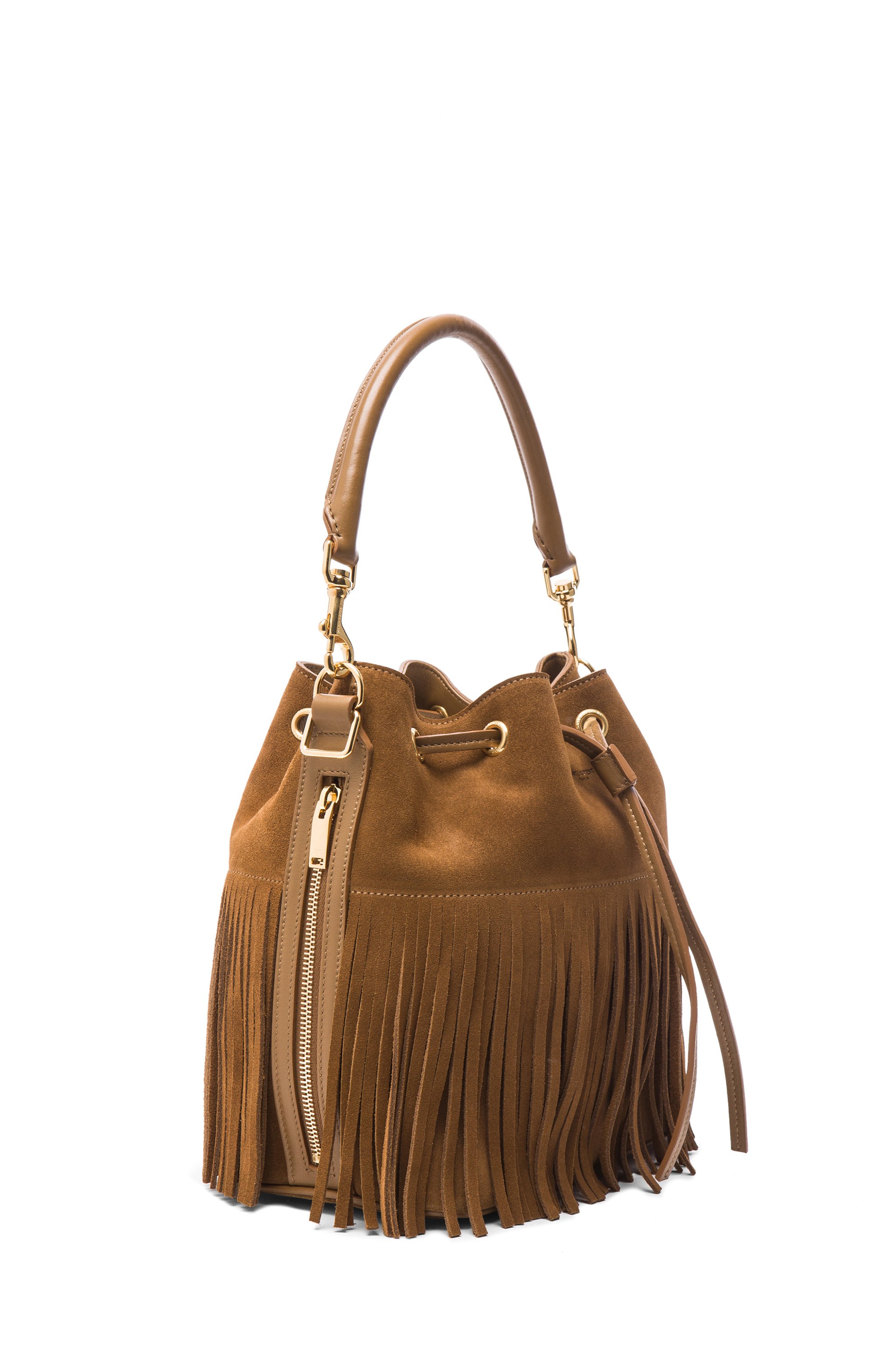 fringe bucket bag