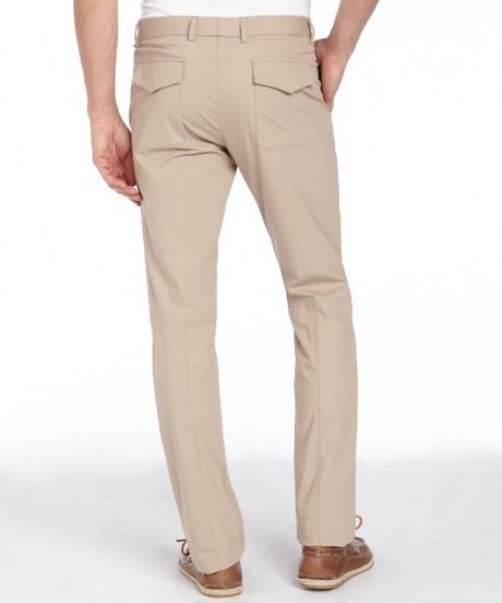 Gucci Light Cream Cotton Flat Front Dress Pants in Beige for Men (cream ...