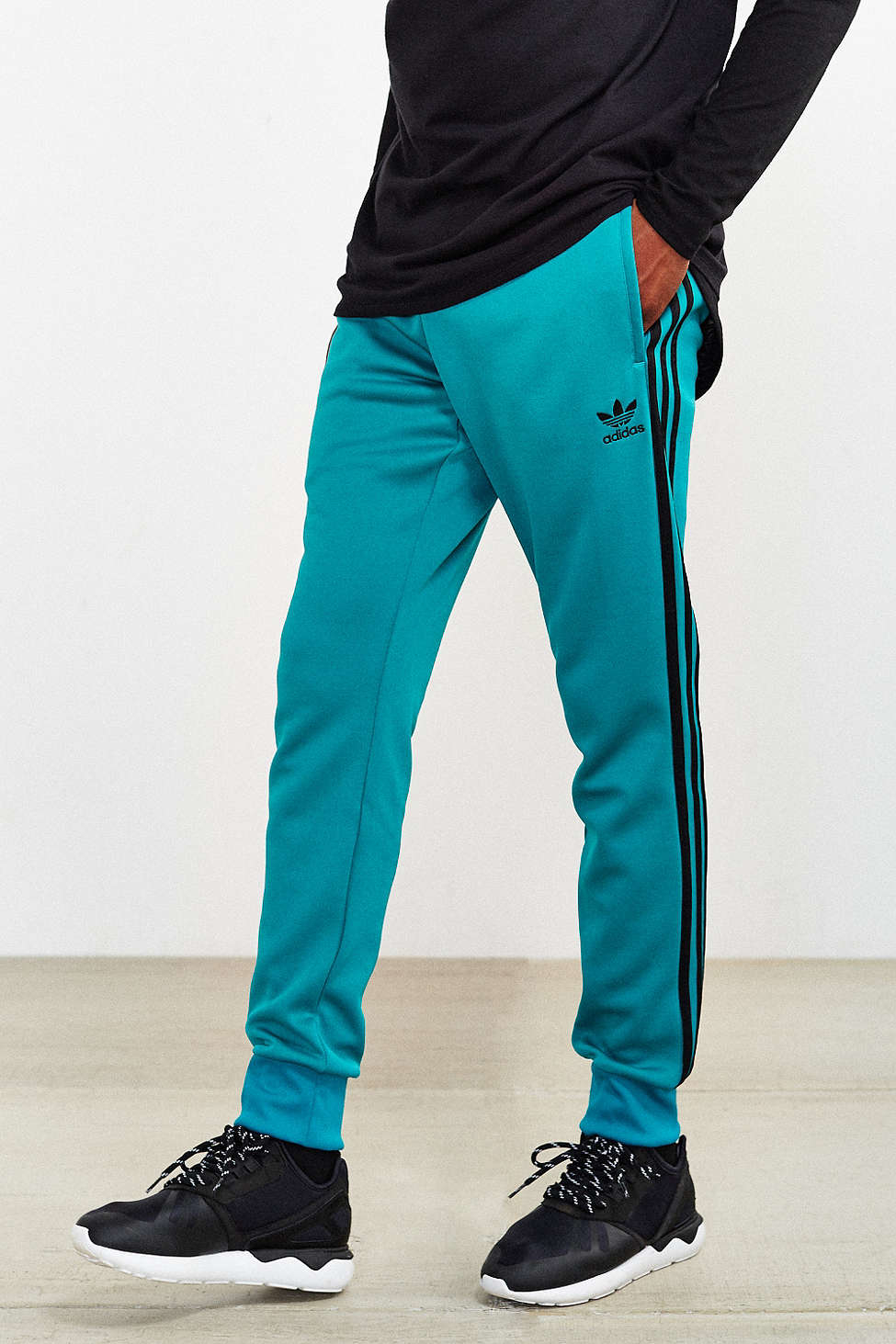 superstar cuffed track pants