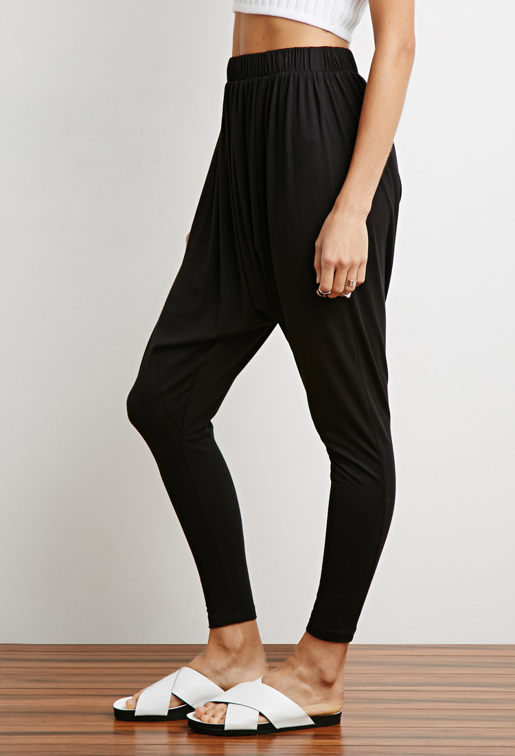 womens black harem pants