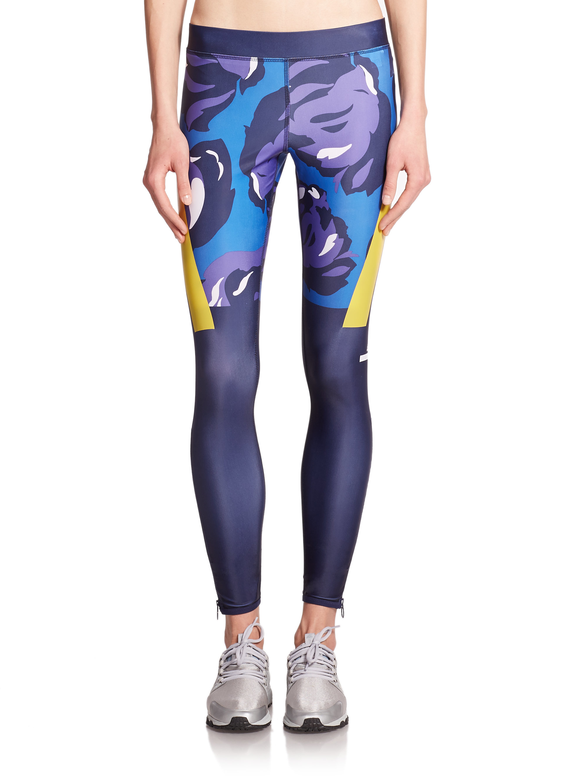 lyst adidas by stella mccartney techfit abstract print lyst adidas by stella mccartney techfit abstract print