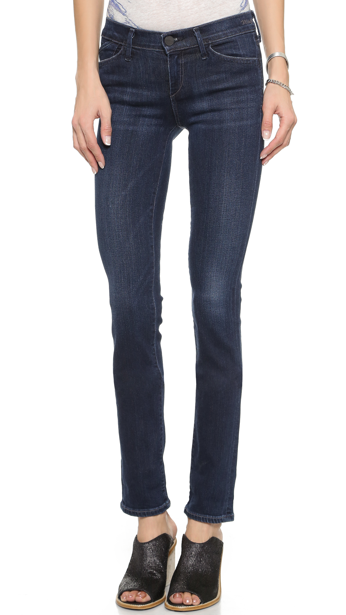 Goldsign Misfit Straight Leg Jeans in Blue | Lyst