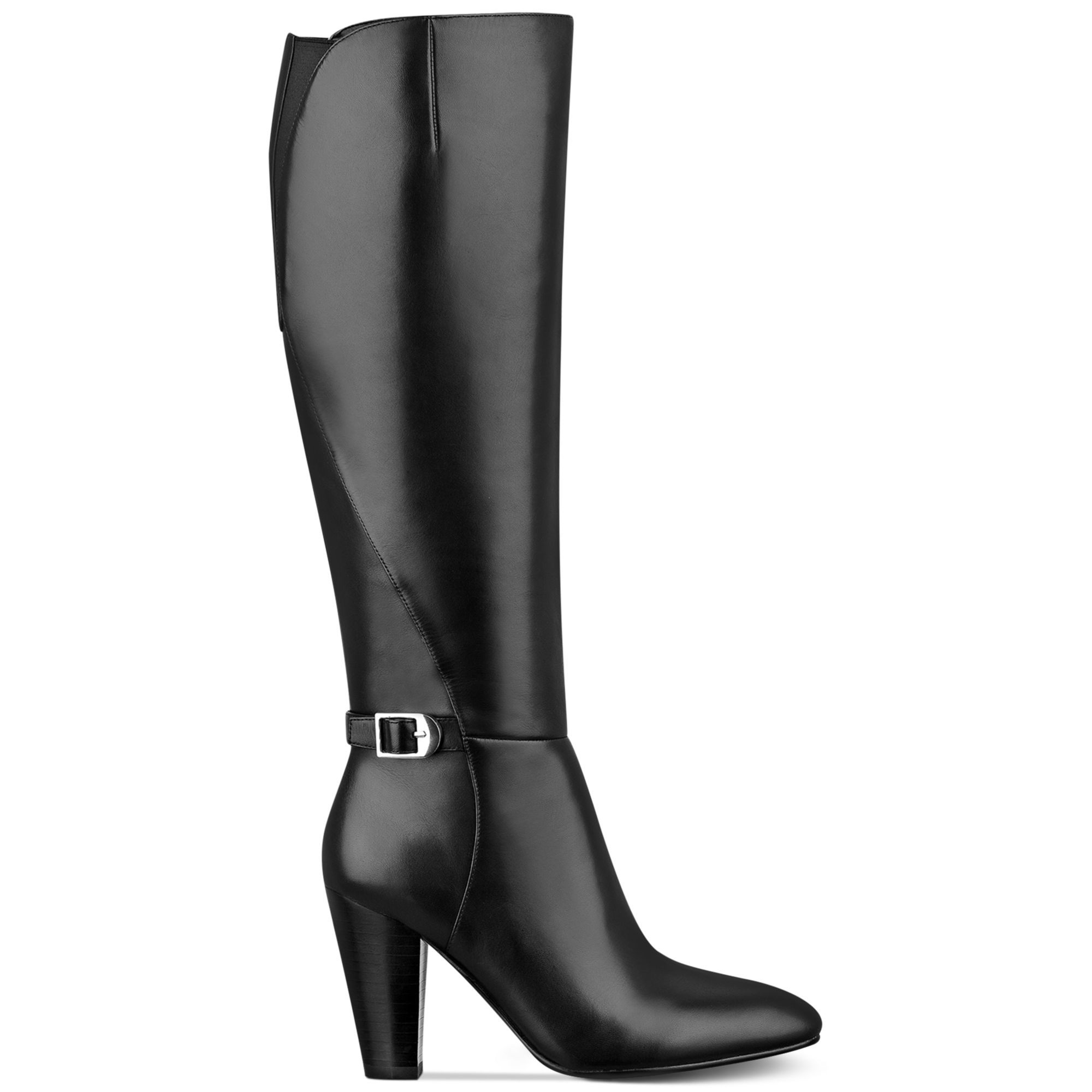 black boot dress shoes
