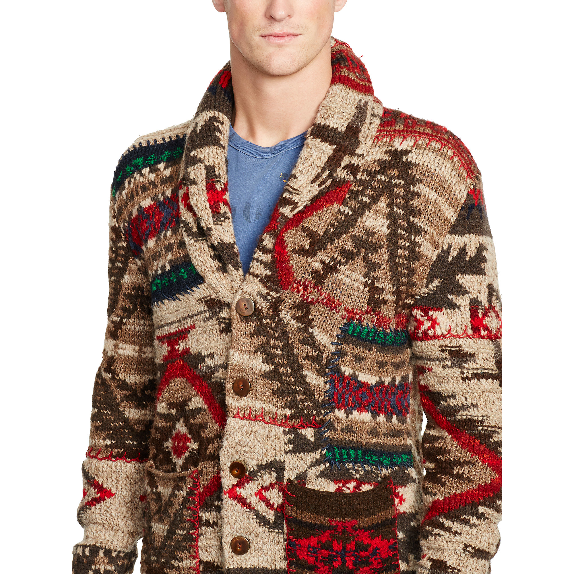 ralph lauren aztec sweater