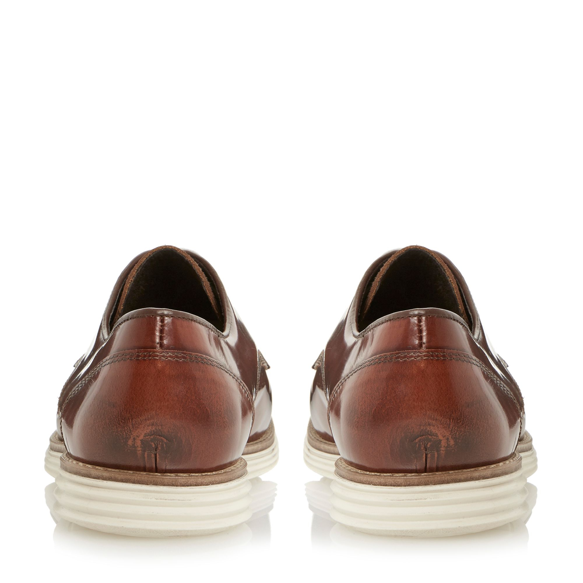 Dune Bayside Lace Up Casual Gibson Shoes in Brown for Men | Lyst