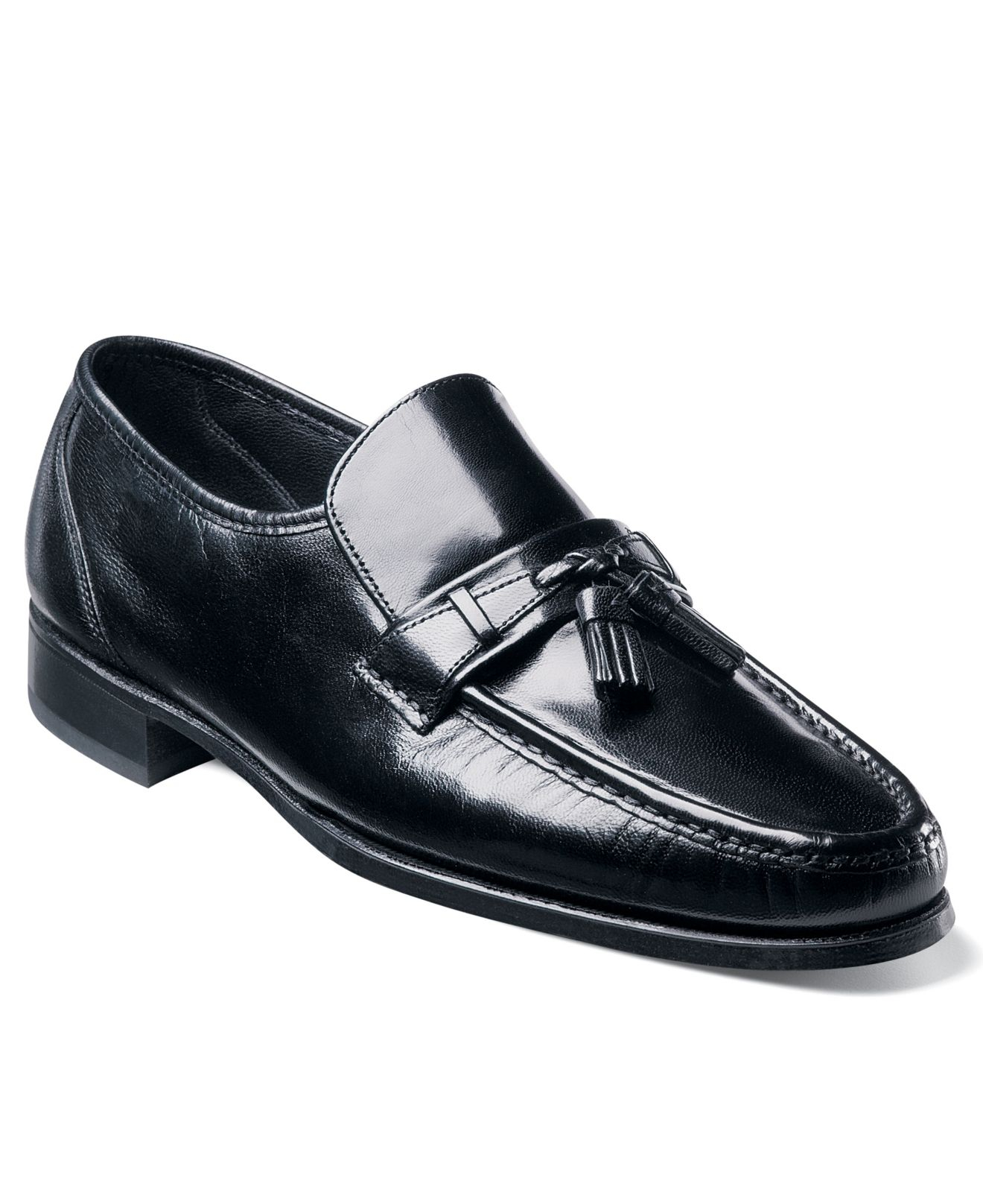 Florsheim Como Moc Toe Tassle Loafers in Black for Men | Lyst