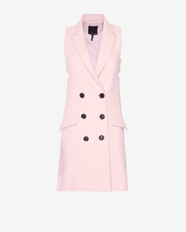 pink vest dress