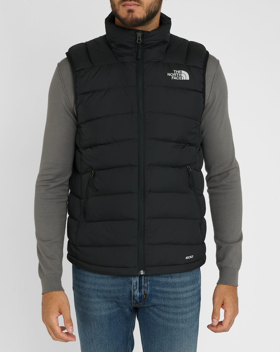 the north face black gilet