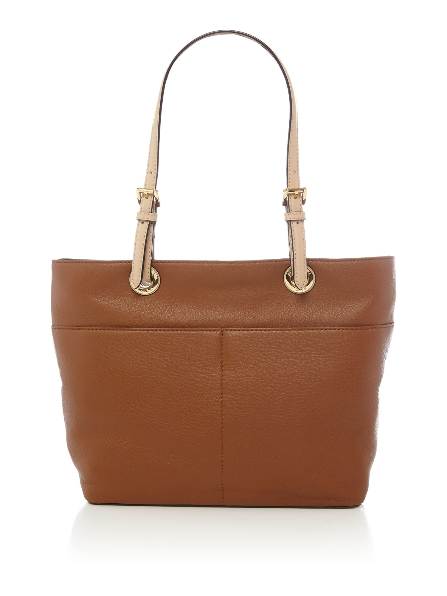 Michael kors Bedford Tan Pocket Tote Bag in Brown Lyst