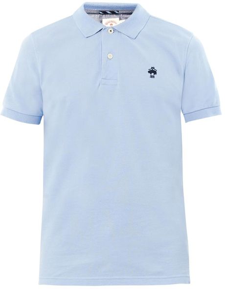 Brooks Brothers Cottonpiqué Polo Shirt in Blue for Men | Lyst