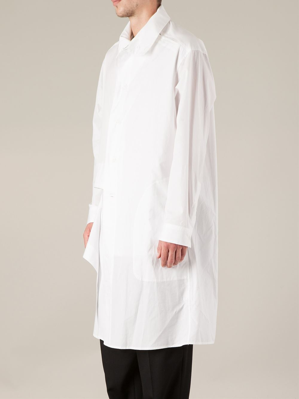 yohji yamamoto long shirt