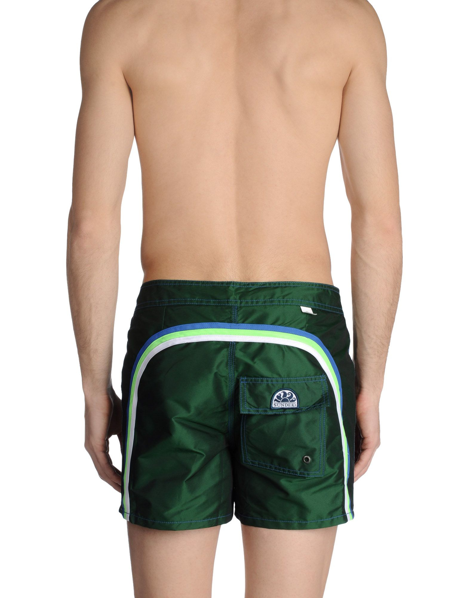 Sundek Swimming Trunk in Green for Men (Dark green) Lyst