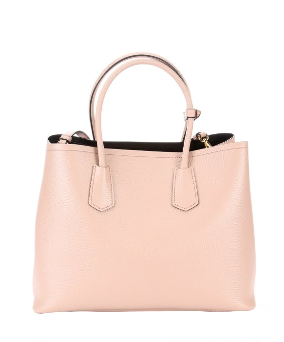 Prada Cameo Saffiano Leather Convertible Tote in Pink | Lyst  