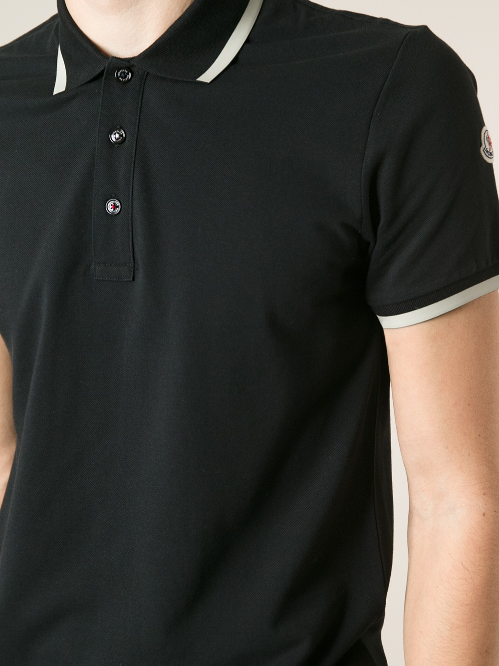 moncler short sleeve polo moncler short sleeve polo