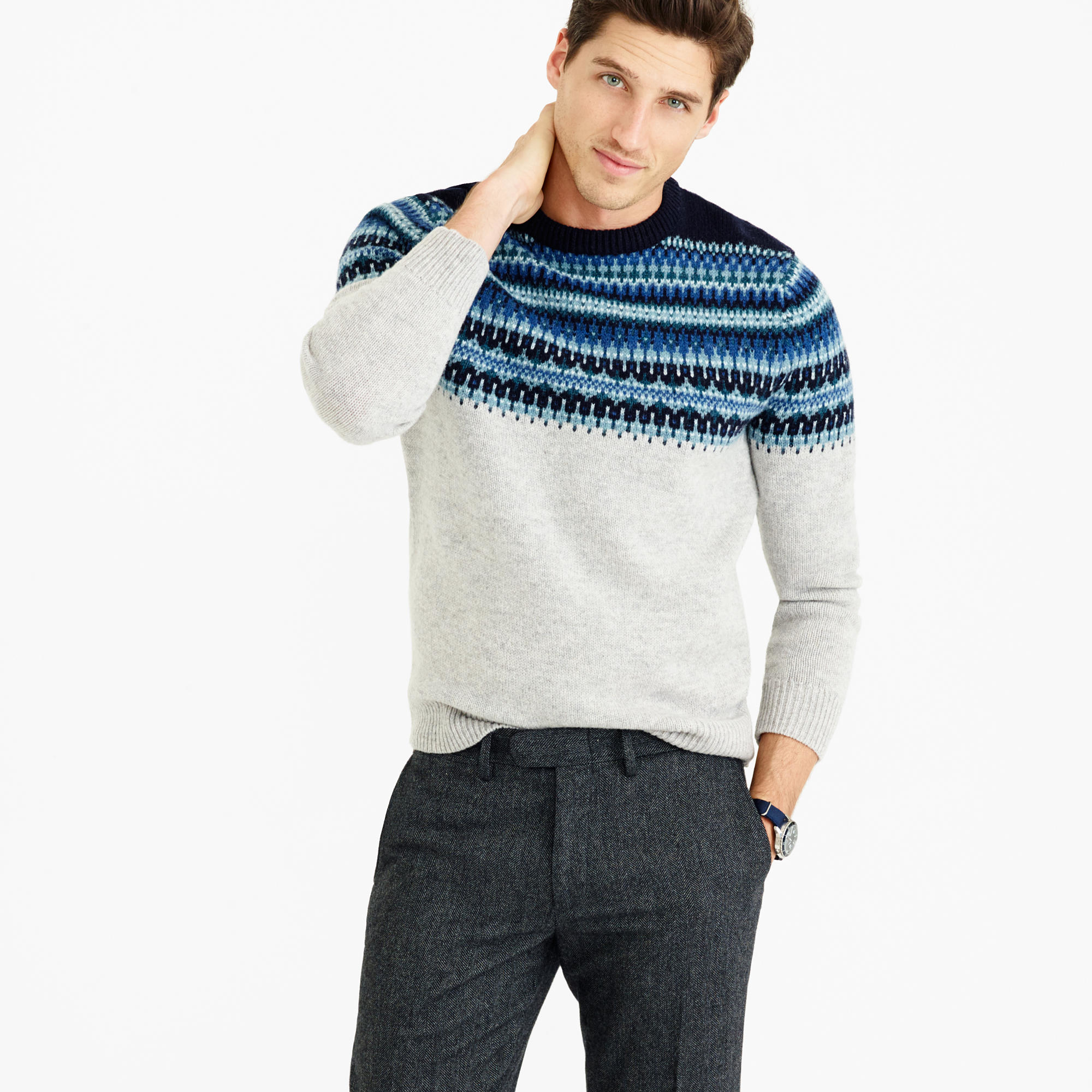 Formal dresses for men, Stylish formal dresses, Fair isle sweater