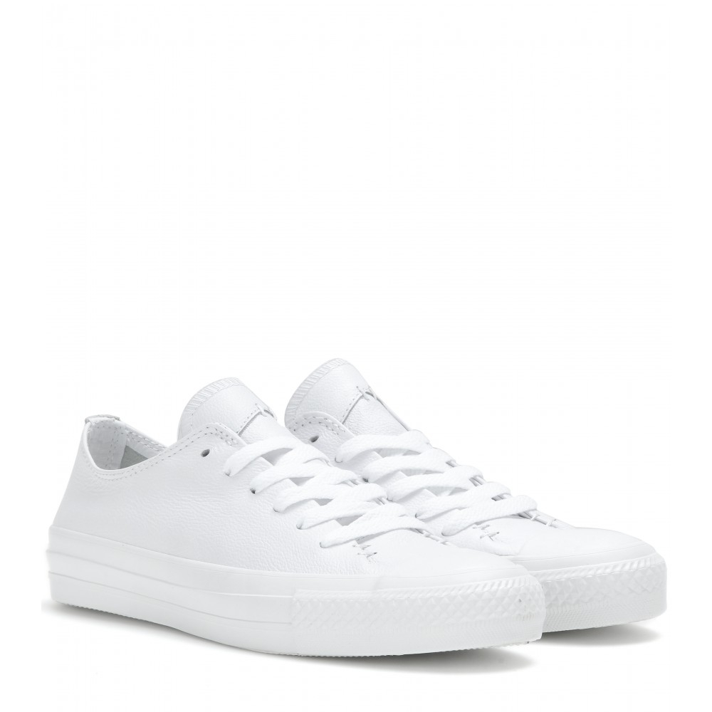 white quilted converse