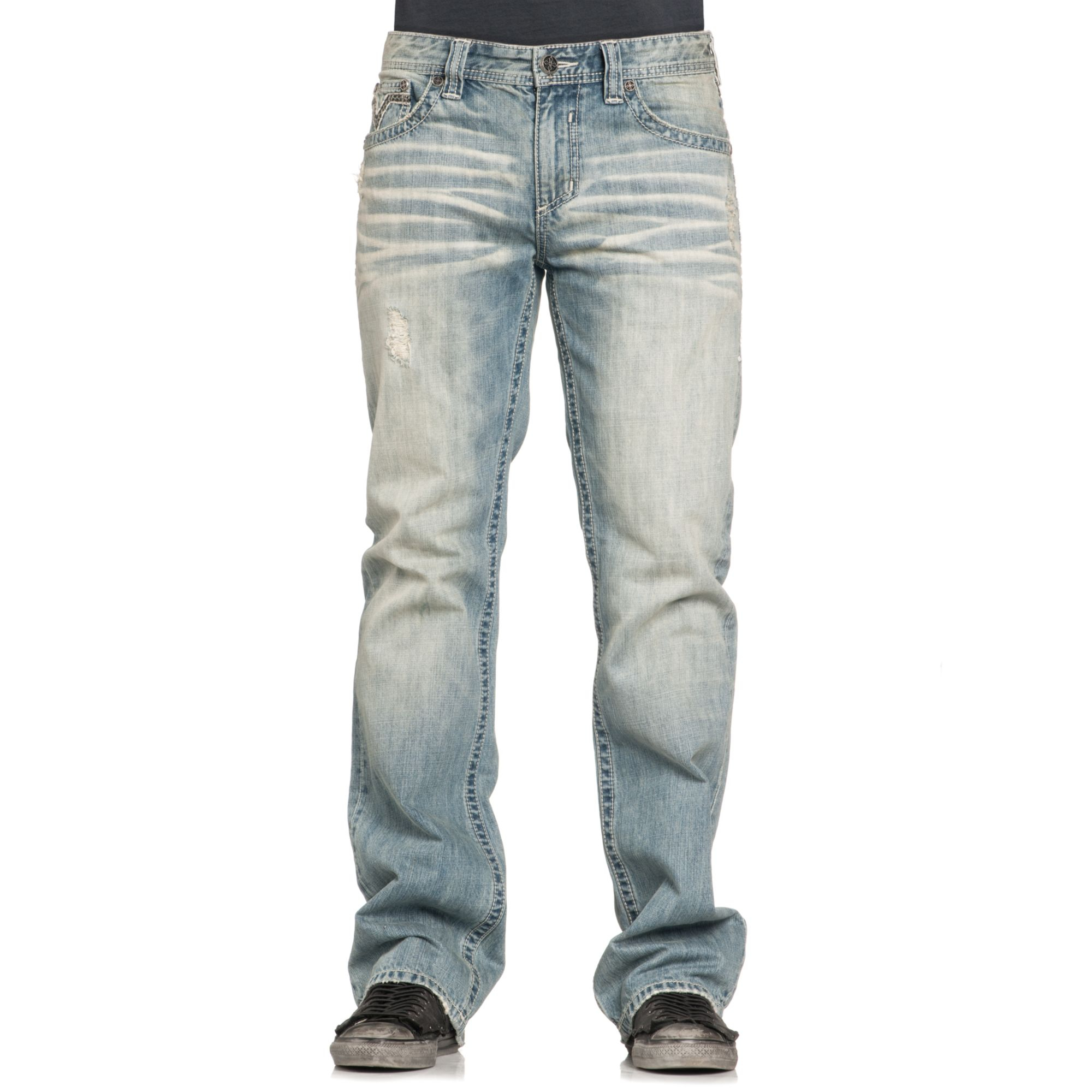Affliction Relaxed Cooper Moxie Capital Jeans in Blue for Men (Capital ...