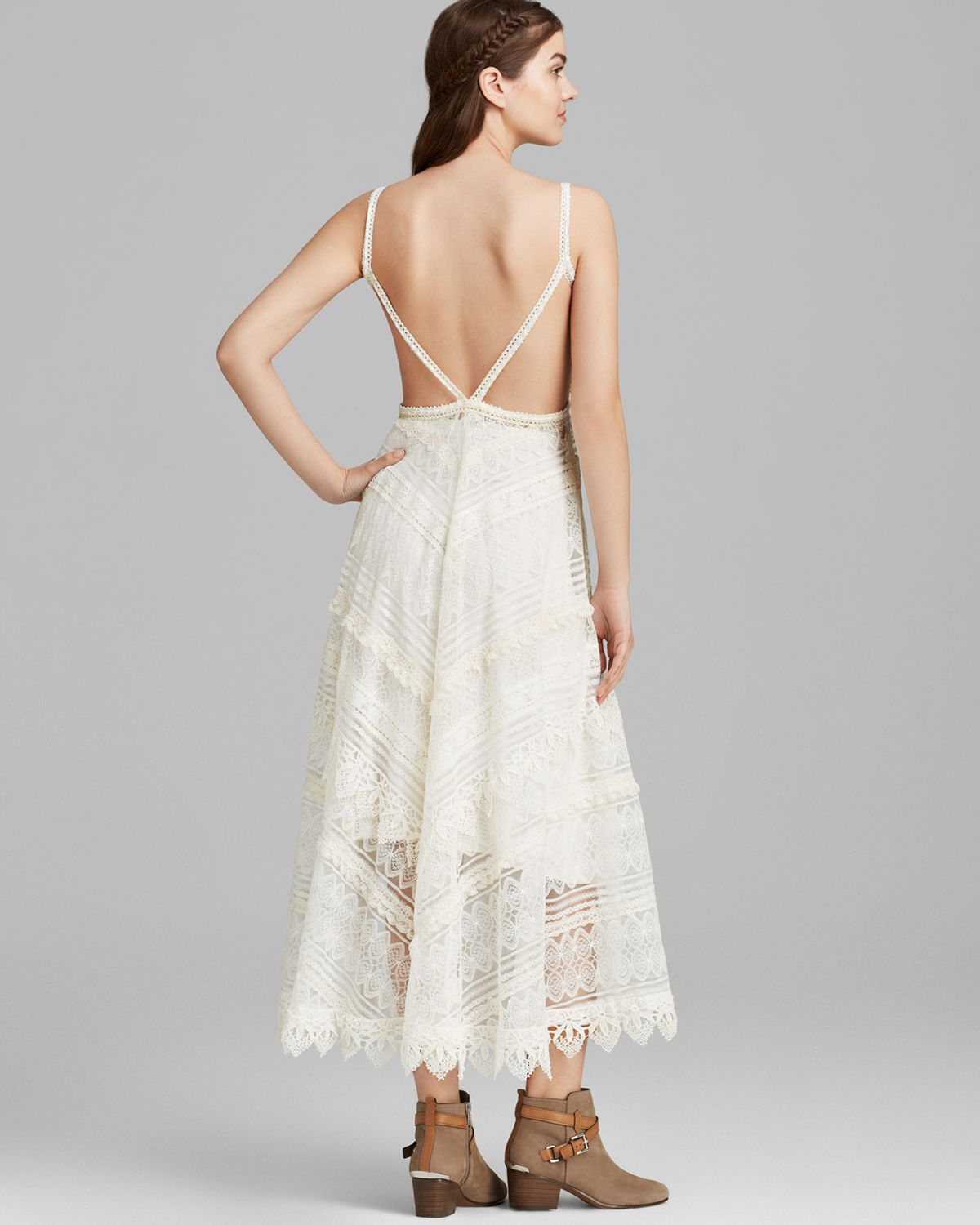 free people white gown
