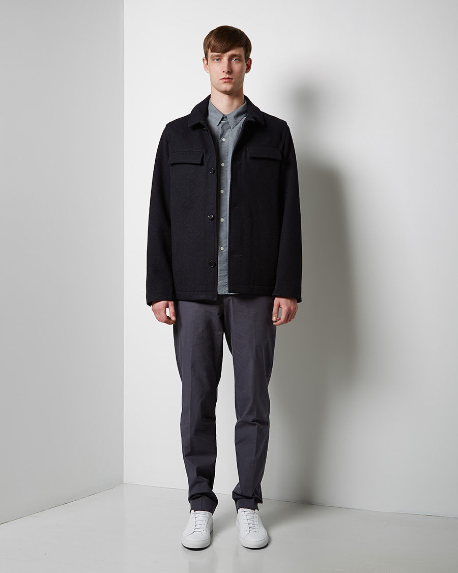 Mhl by margaret howell Miners Jacket in Blue for Men (Dark Navy) | Lyst