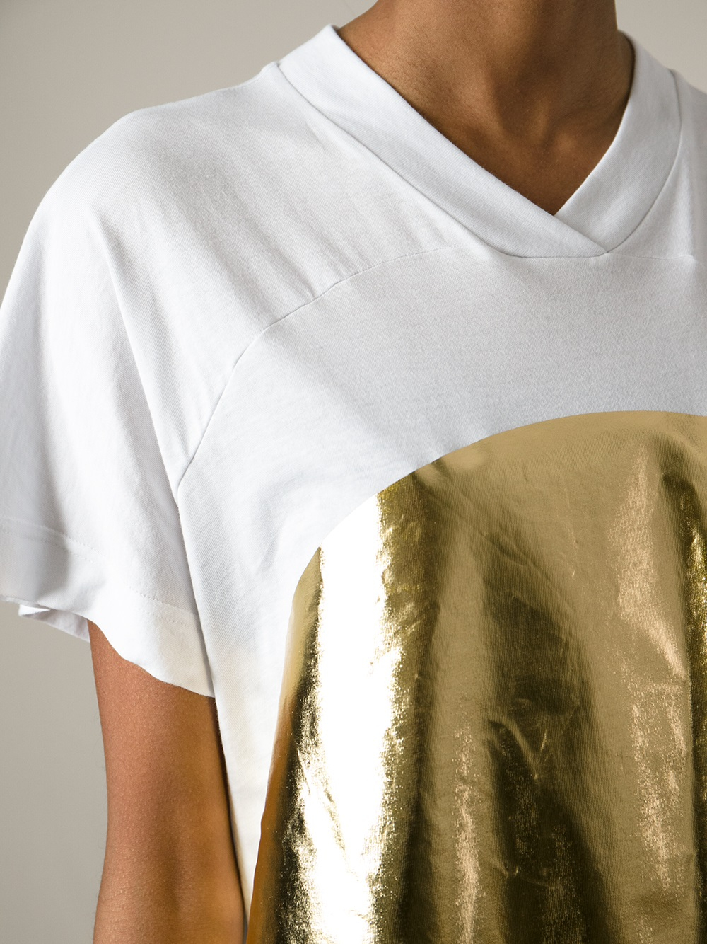 metallic tshirt