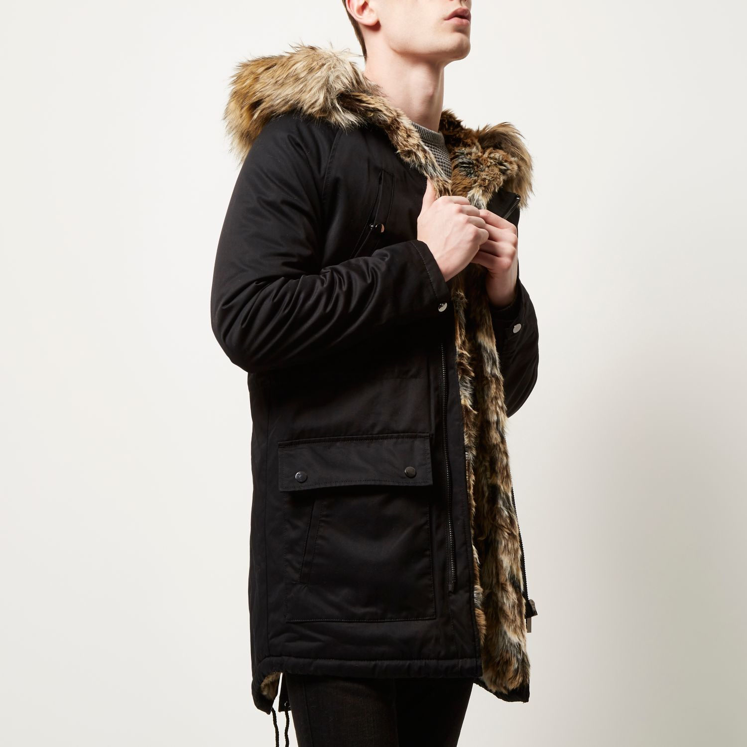 Parka River Island Camouflage Parka River Island Camouflage