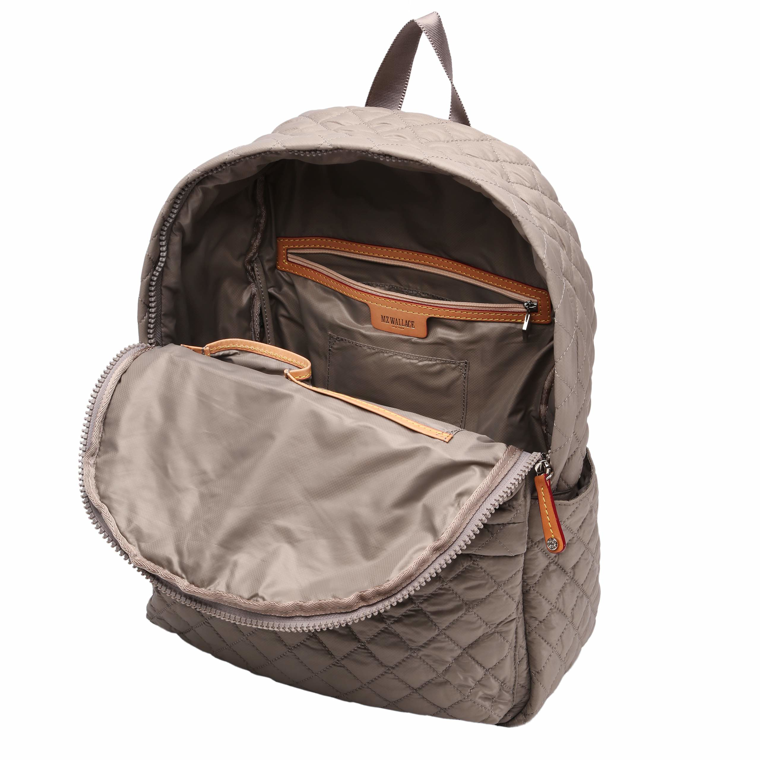 Lyst MZ Wallace Taupe Oxford Metro Backpack in Brown