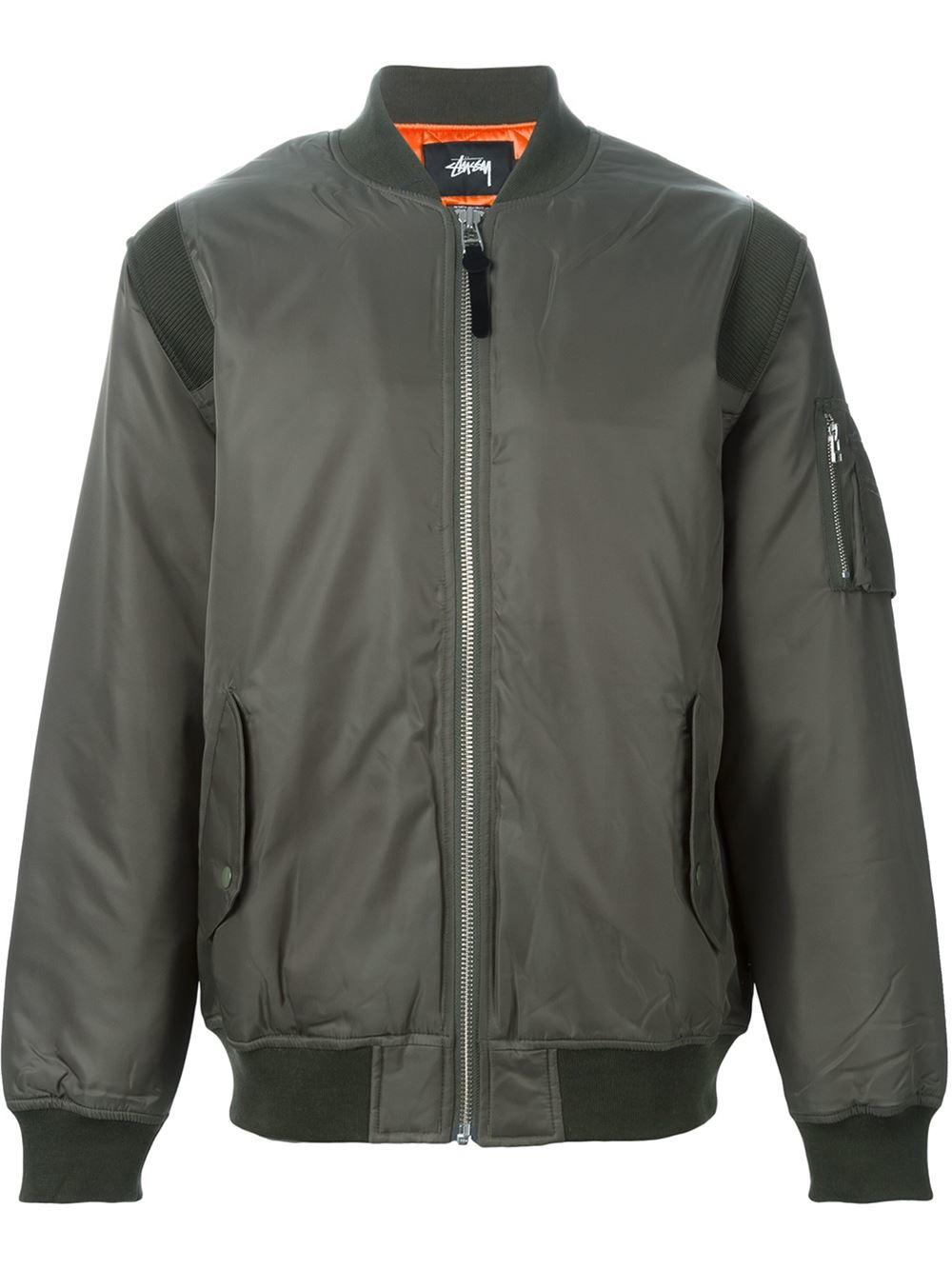Lyst - Stussy Classic Bomber Jacket in Green for Men