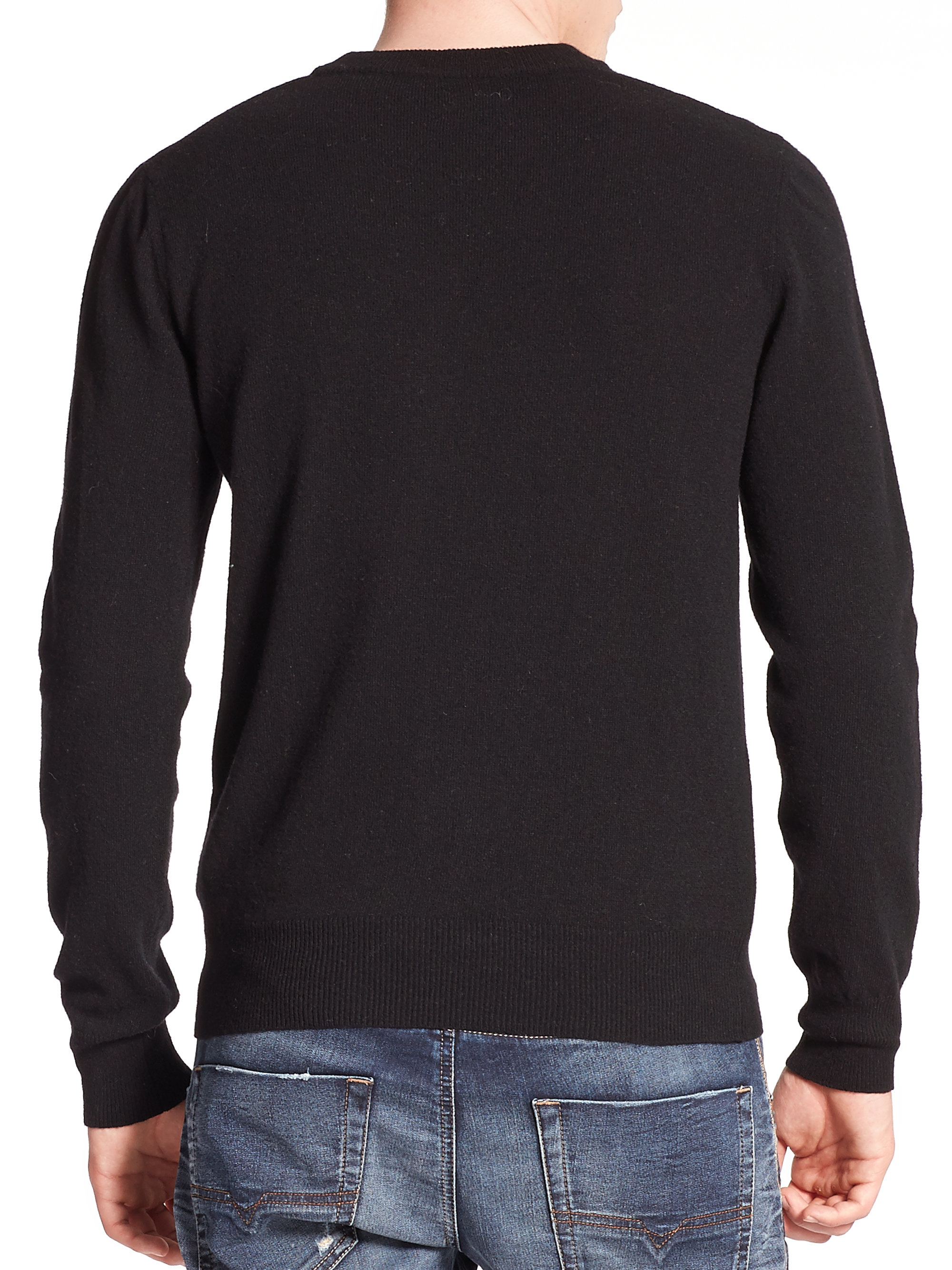 Lyst - Diesel Bad Dog Knit Sweater in Black for Men