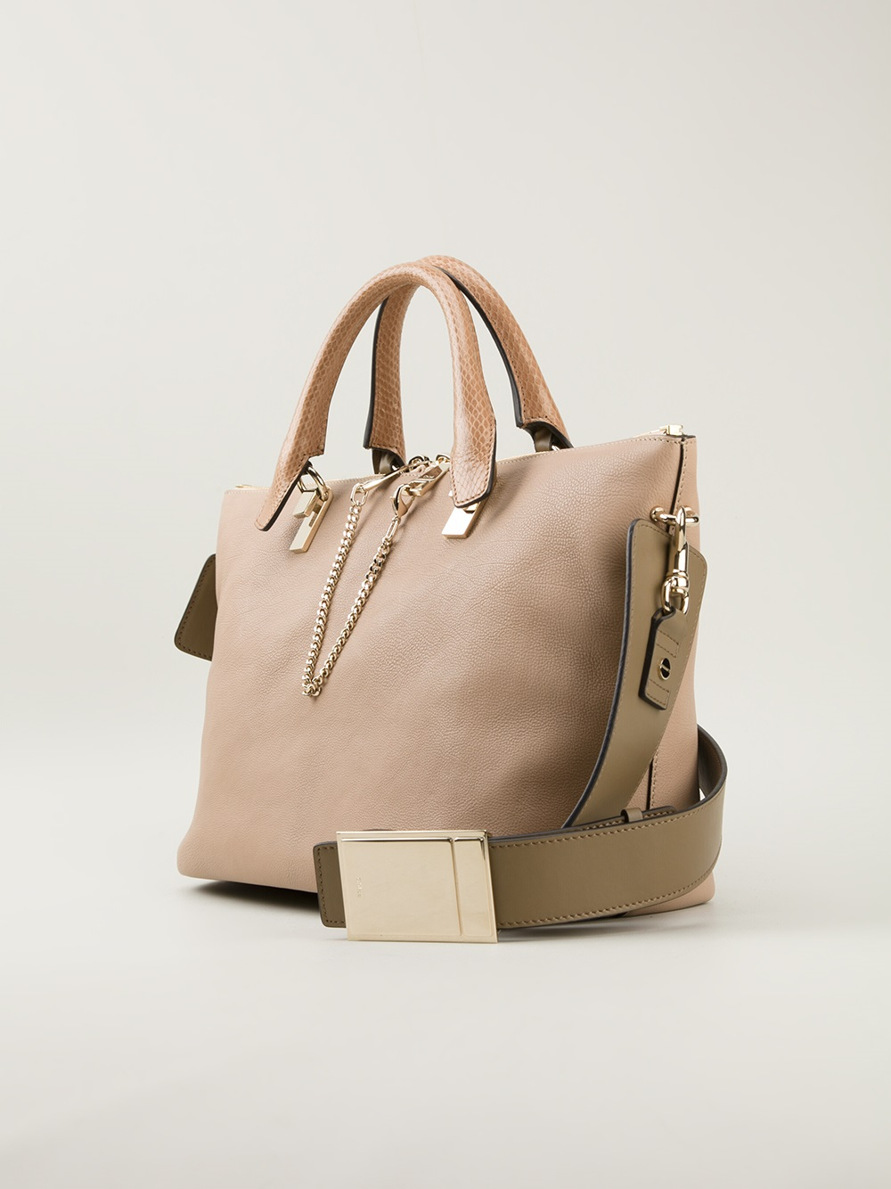 fake chloe handbag - Chlo Large \u0026#39;Baylee\u0026#39; Tote in Beige (nude \u0026amp; neutrals) | Lyst