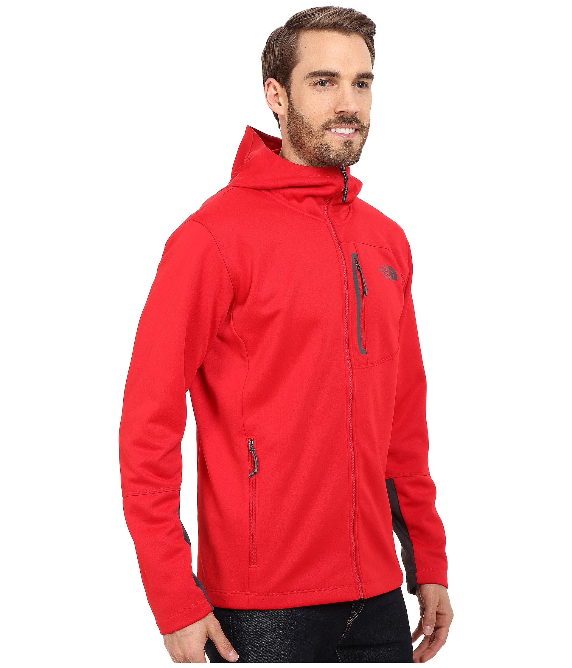 The north face 'canyonlands' Full Zip Hoodie in Red for Men | Lyst