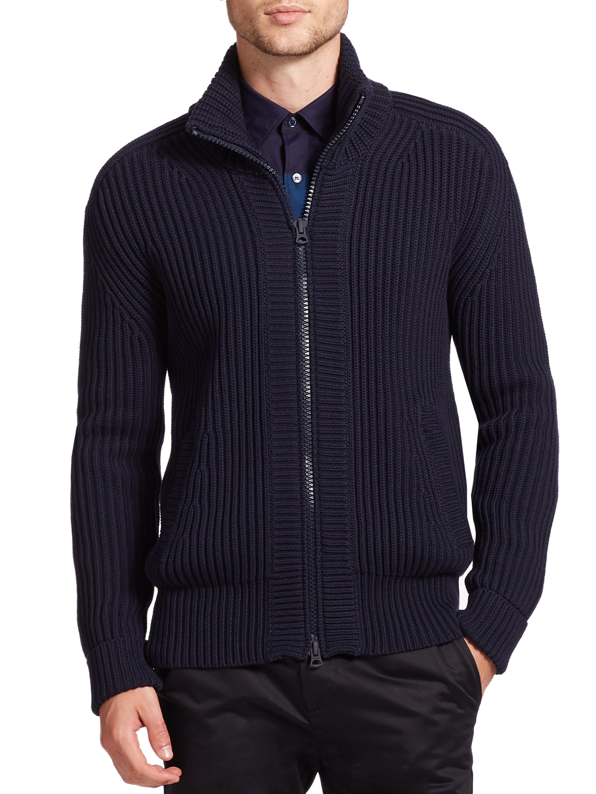 sweaters zipper front