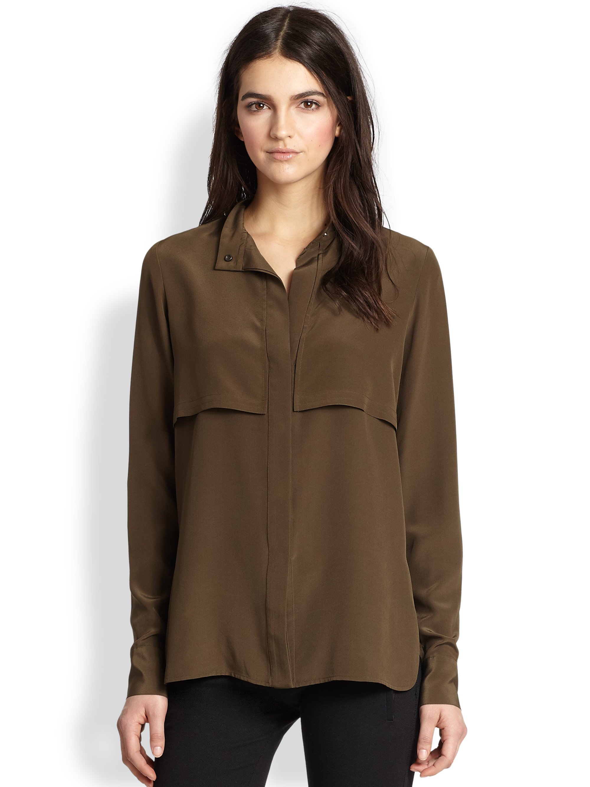 military style blouse