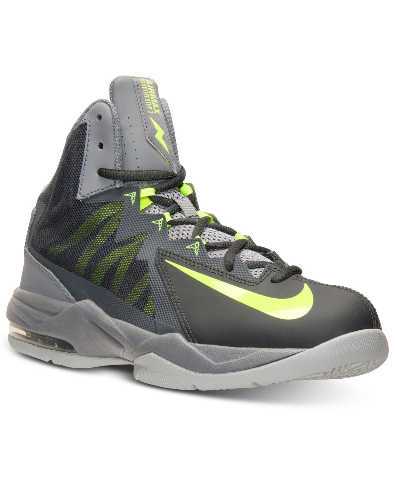 grey nike basketball shoes