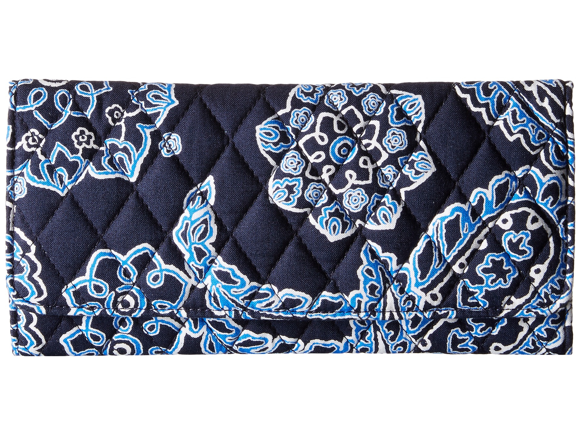 Vera Bradley Trifold Wallet in Blue (Blue Bandana) Lyst