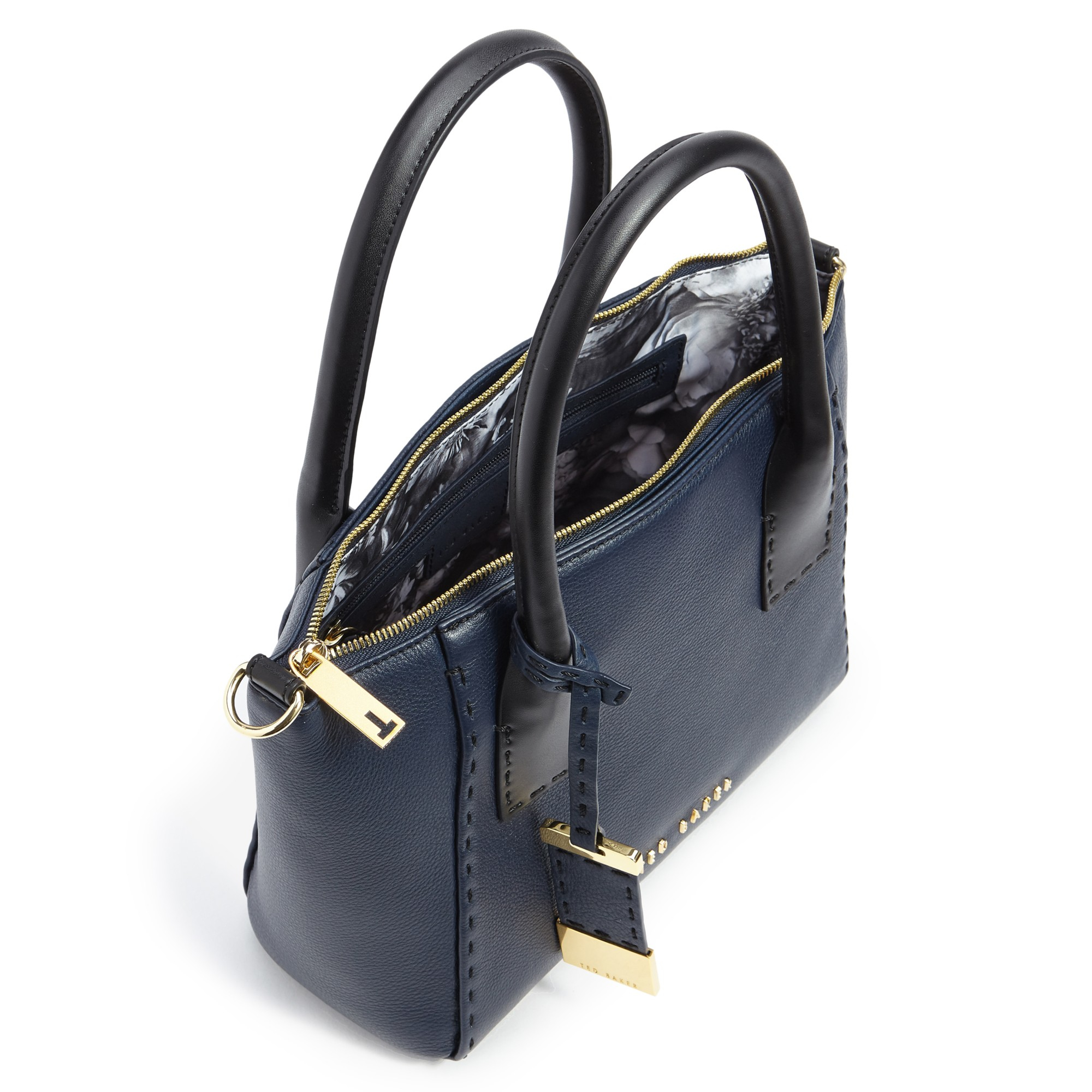 Ted Baker Lauren Small Leather Tote Bag In Blue Lyst Gallery