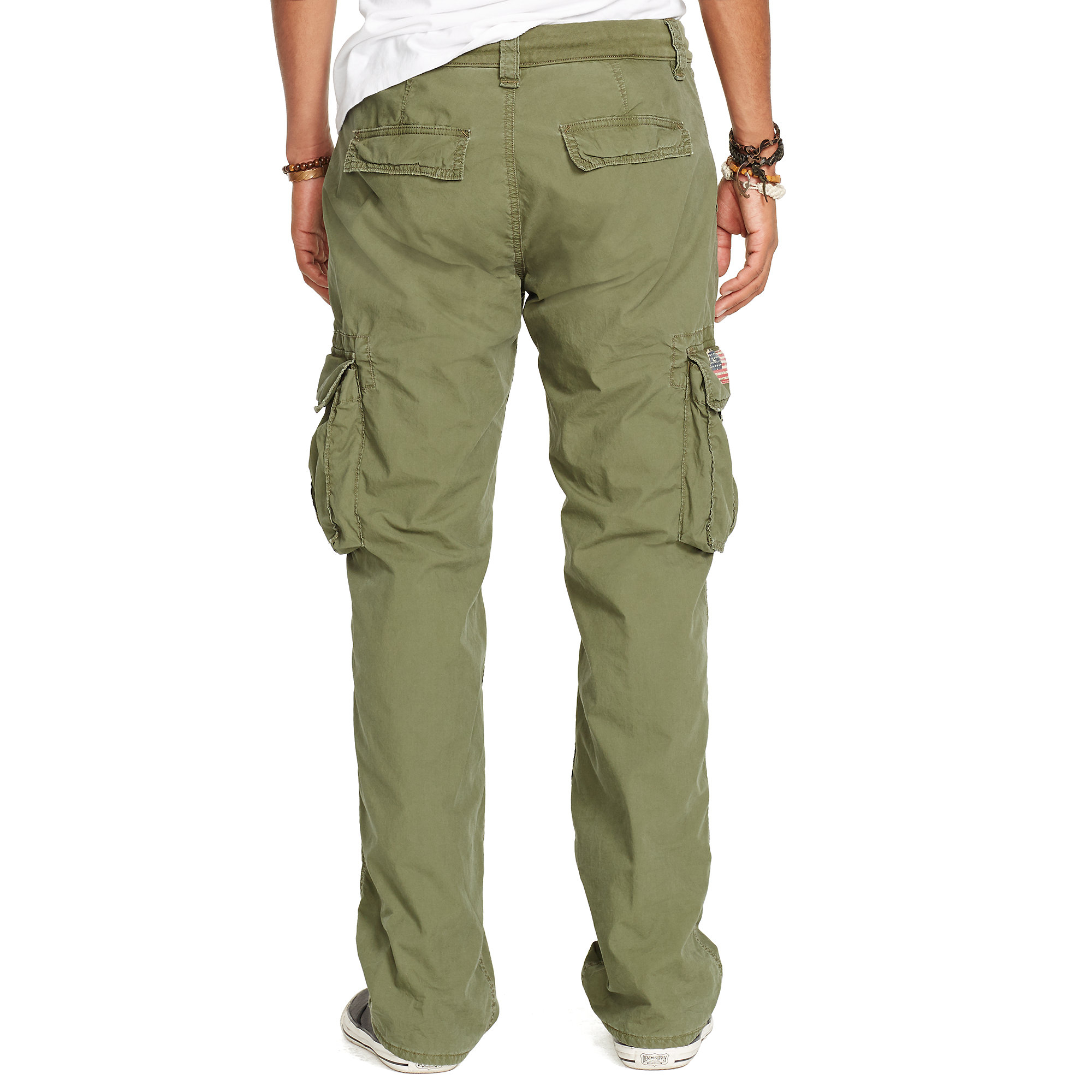 Lyst - Denim & Supply Ralph Lauren Jersey-Lined Cargo Pant in Green for Men