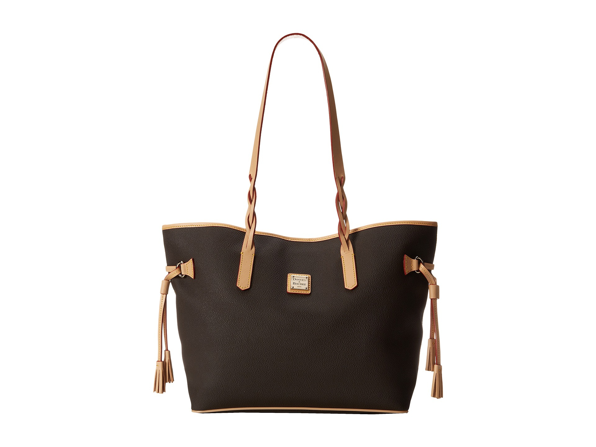 Dooney & Bourke Eva Bailey Bag in Brown (Brown T'Moro w/ Natural Trim ...