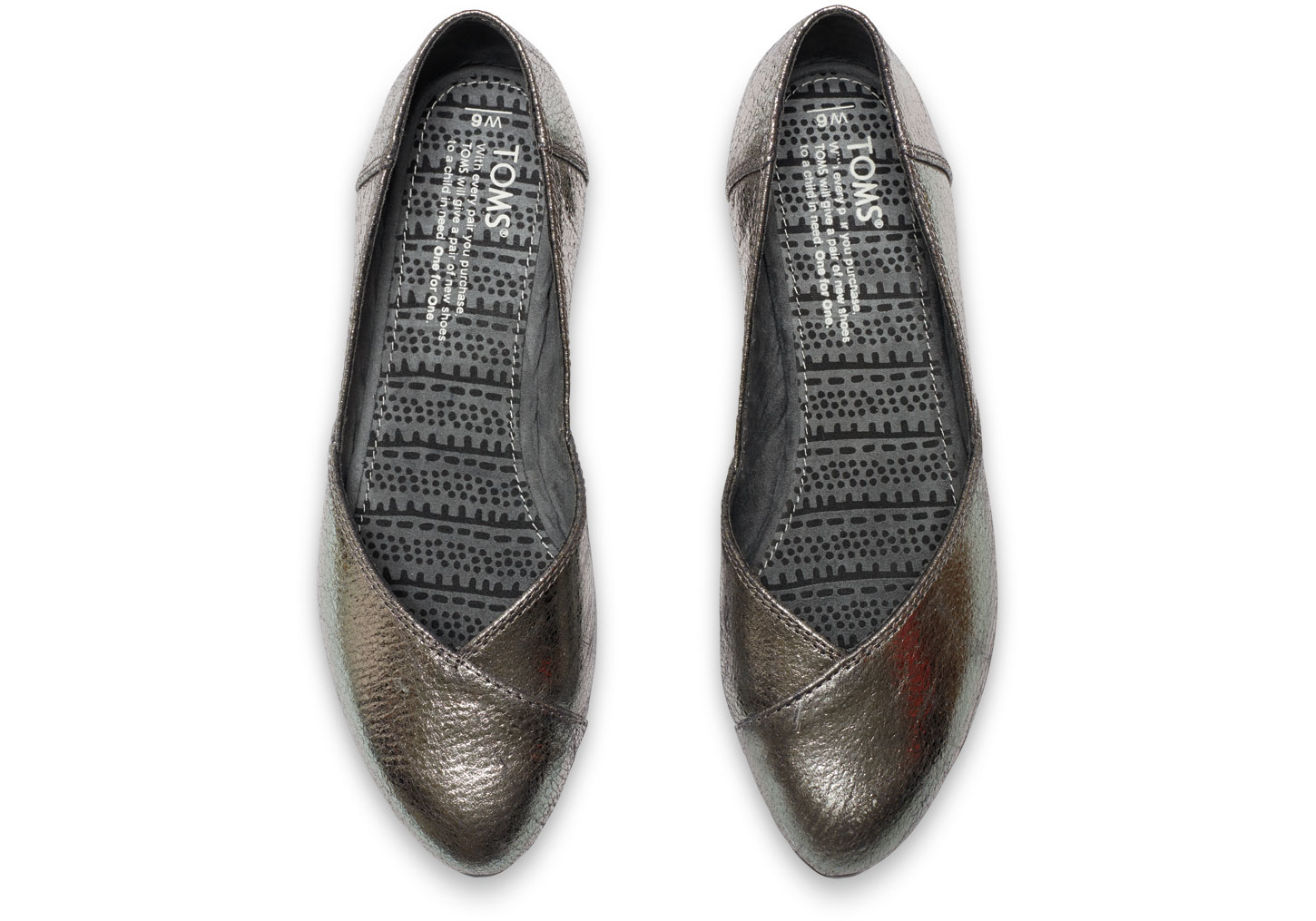 toms leather flats