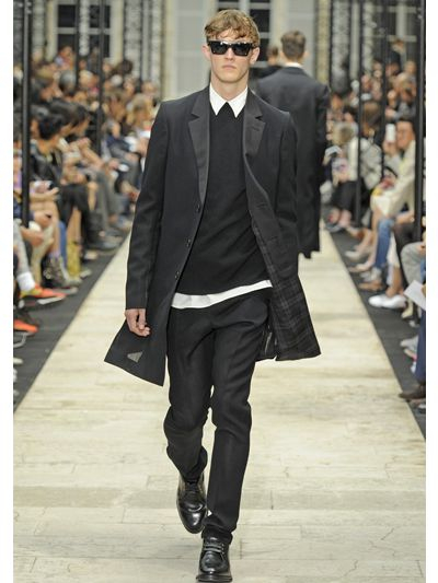 Lyst - Cerruti 1881 Super Light Wool Coat in Black for Men