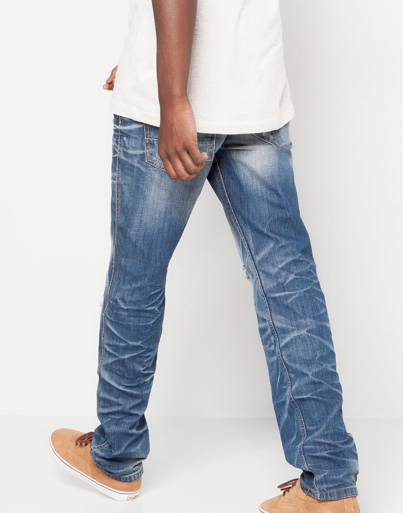 Pull&bear Loose Fit Jeans in Blue for Men (PALE BLUE) | Lyst