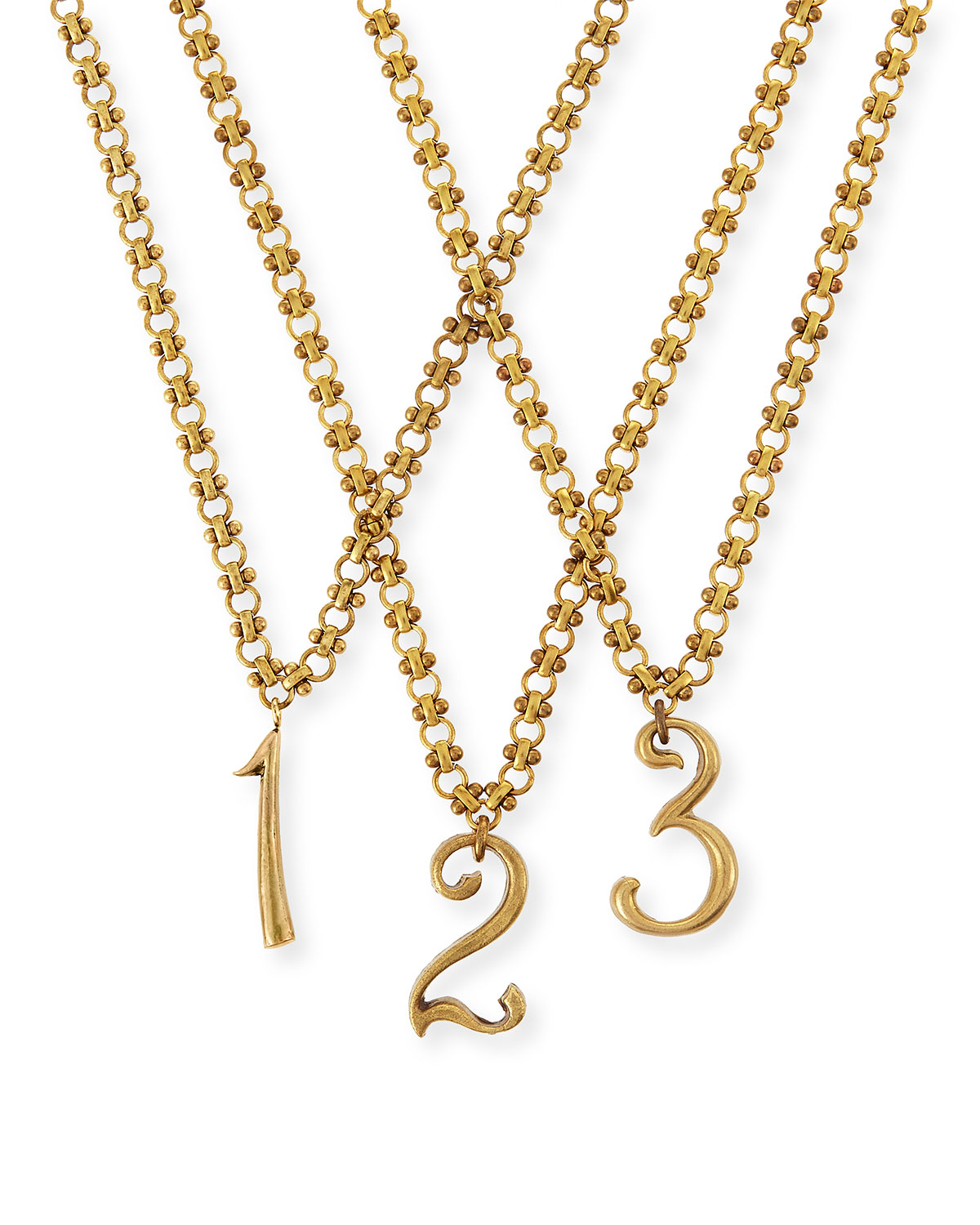 Lyst Lulu Frost Plaza Number Necklace in Metallic