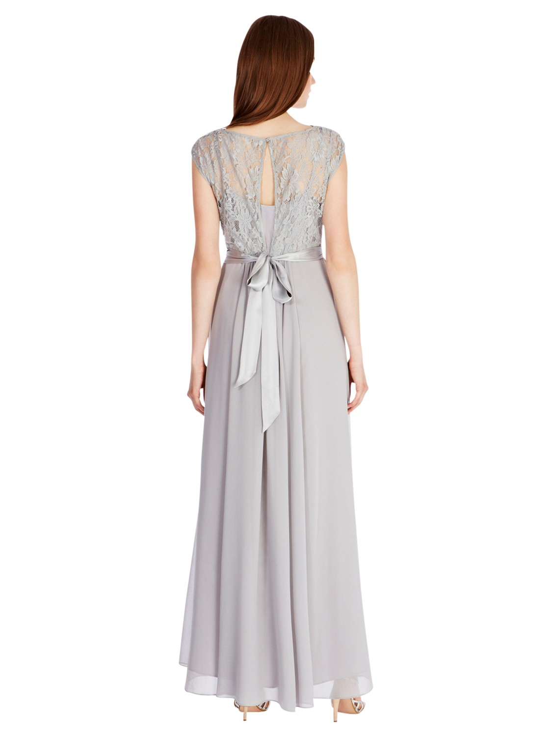 Grey Bridesmaid Dress with embellishment | Greys LORI LEE MAXI ...