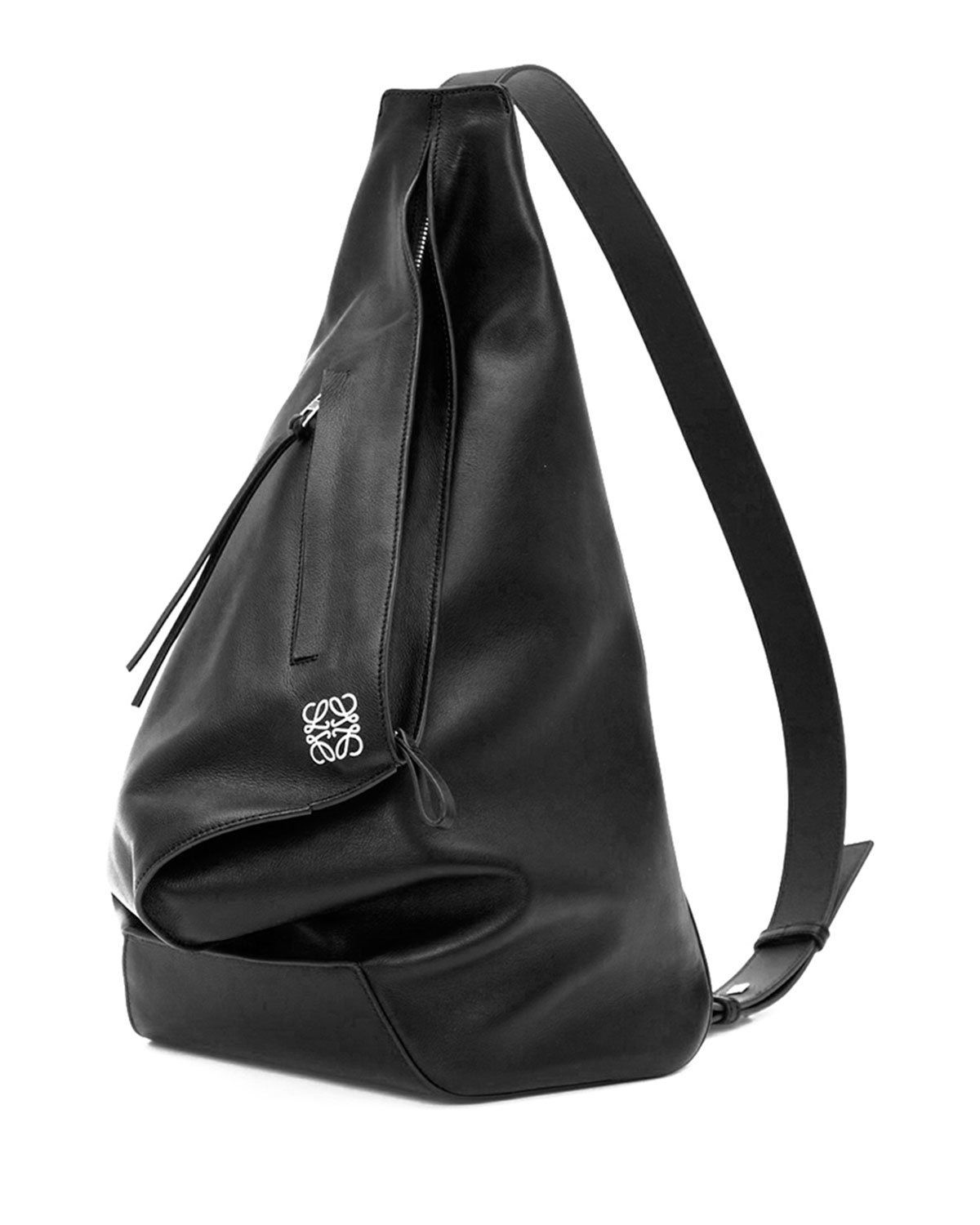 Lyst - Loewe Anton One-shoulder Backpack in Black for Men