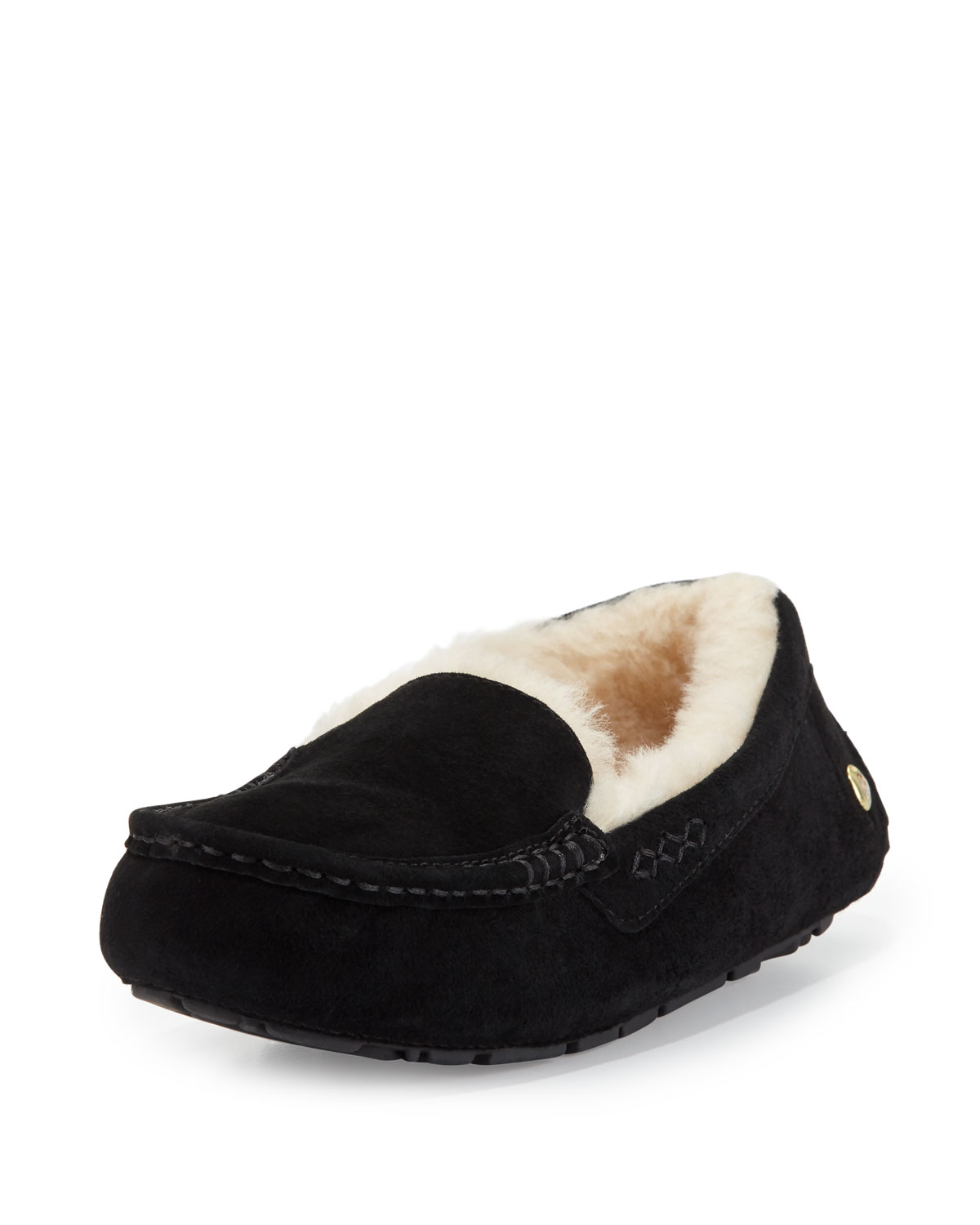 ugg ansley suede moccasin slippers